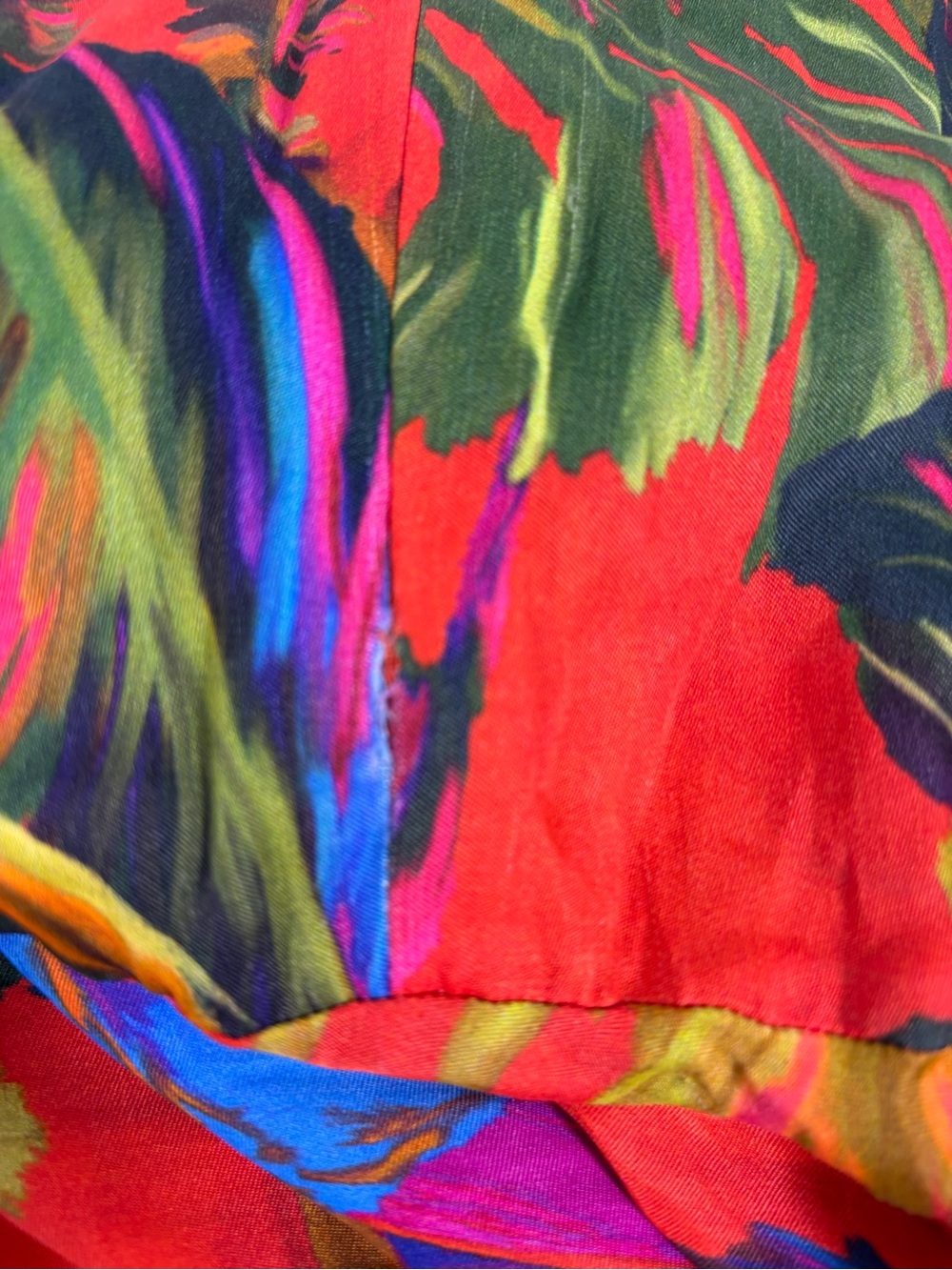FARM Rio Red Tropical Print Long-Sleeve Midi Dress - Picture 11 of 13